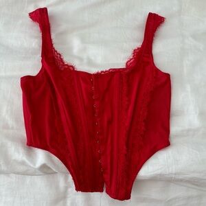 Red corset
